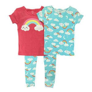 Carter's Girls Or Boys 3 Piece Cotton Pajama Set Size 3T